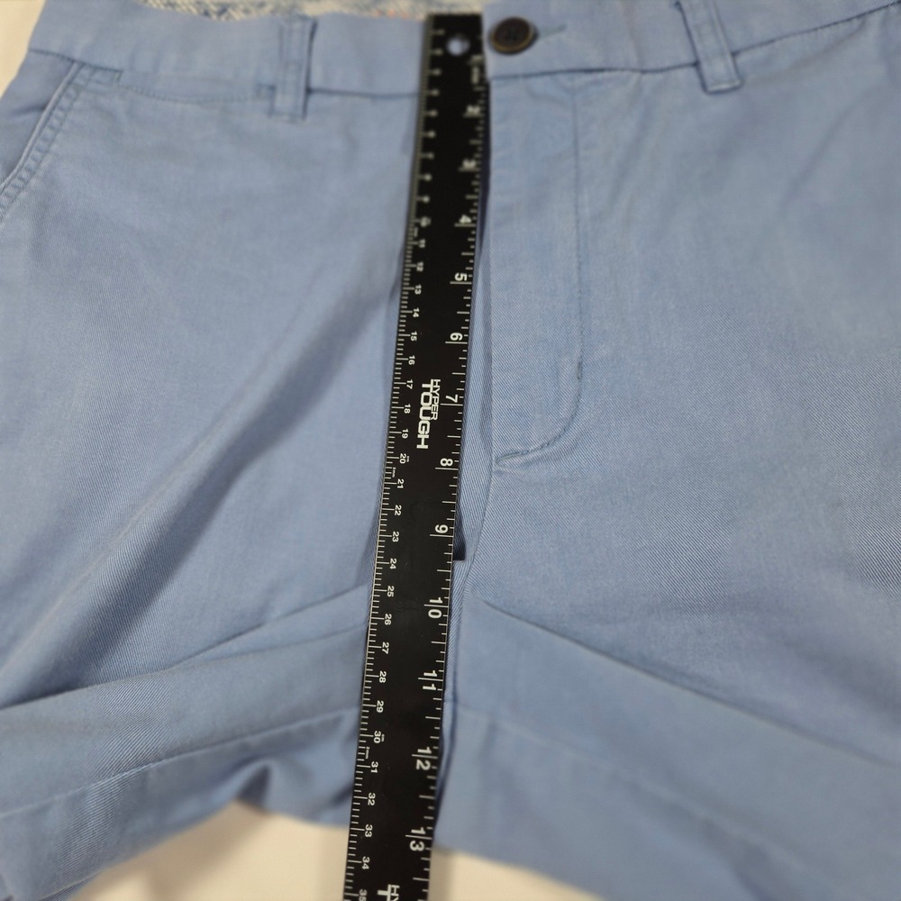 Tommy Bahama Boracay Shorts Mens 32 Light Blue Stretch Chino Flat Front 9 Inseam - Picture 11 of 11